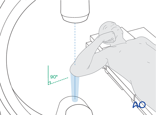 Positioning for optimal axial view