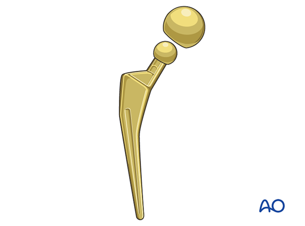Bicentric or bipolar prosthesis for hemiarthroplasty of the hip