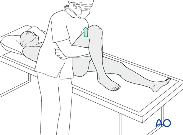 supine position for nailing