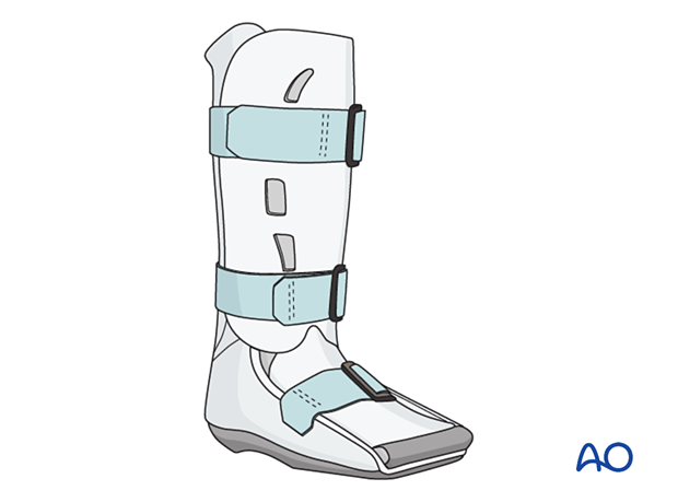 Functional boot for support and immobilization of the foot