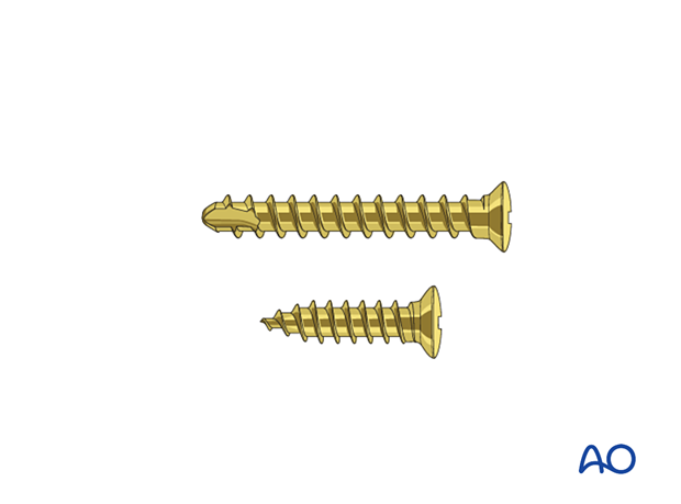 choice of implants - screws