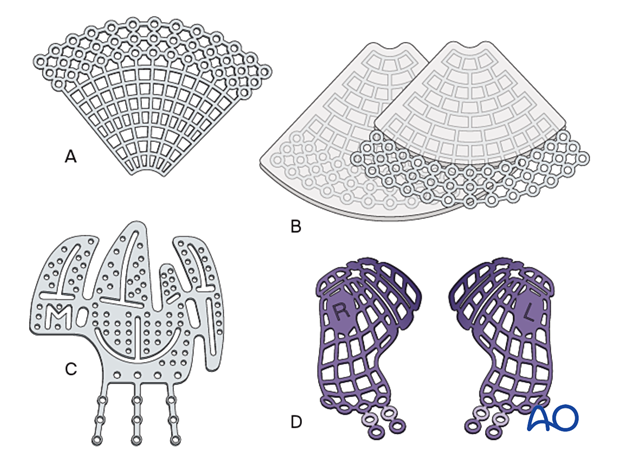 choice of implants – orbital plates