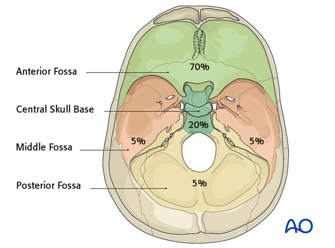 Skull base fracture, posterior