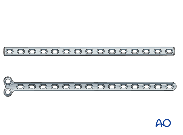 D23_P135_i080 Straight locking plate, nonlocking plate, or T-plate (only for toy and medium breeds)