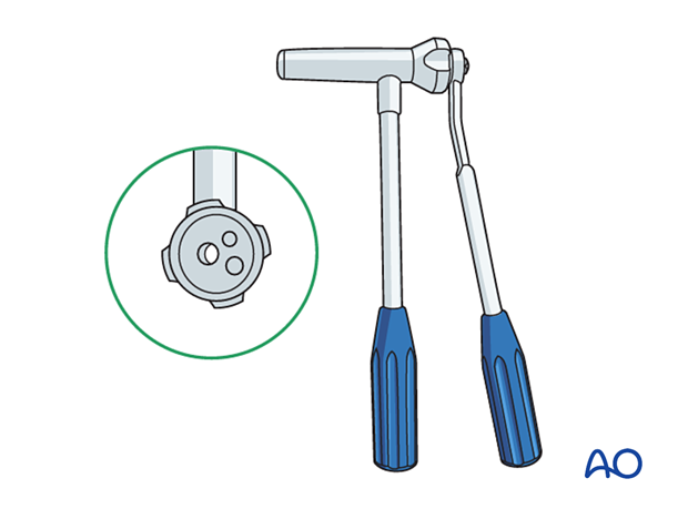 End cutter for elastic nailing