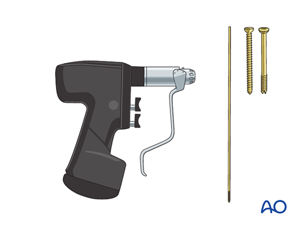 Instruments and implants for screw fixation