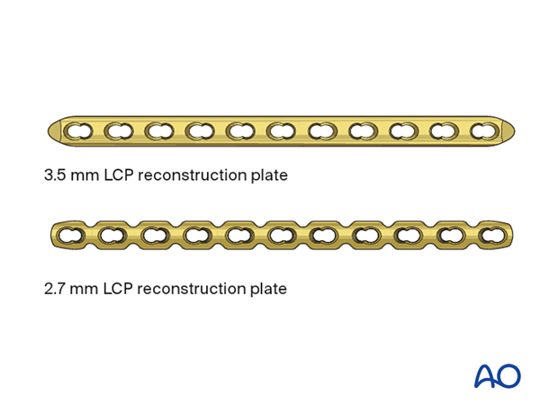 3.5 mm Locking compression plate system and 2.7 mm Locking compression plate system 