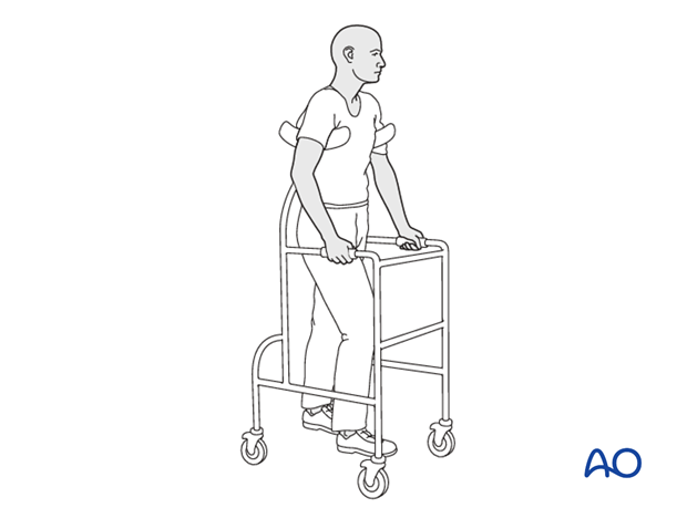 Patient mobilization with limited weight bearing