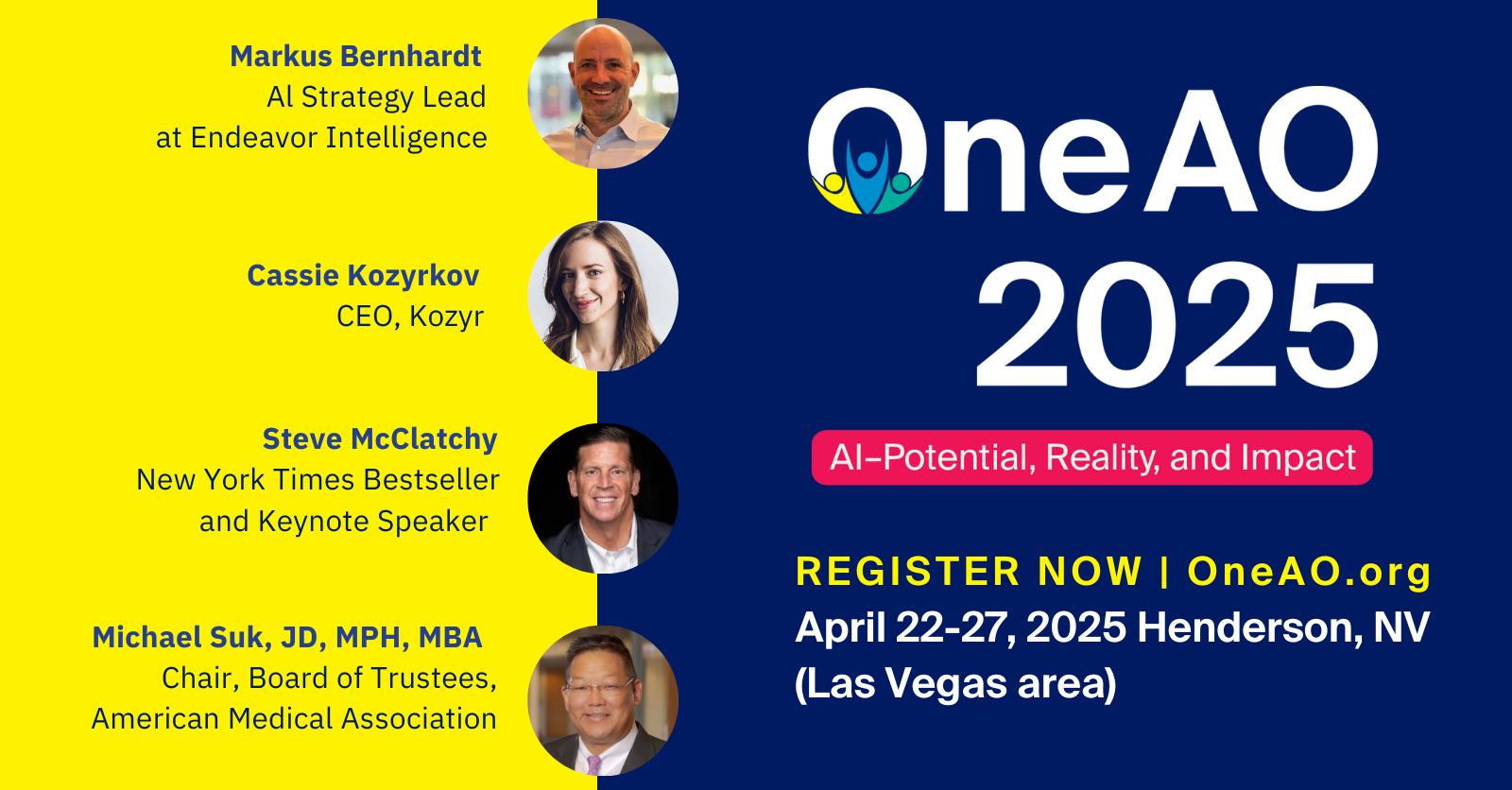 Spotlight on OneAO 2025: Meet Our Featured Speakers