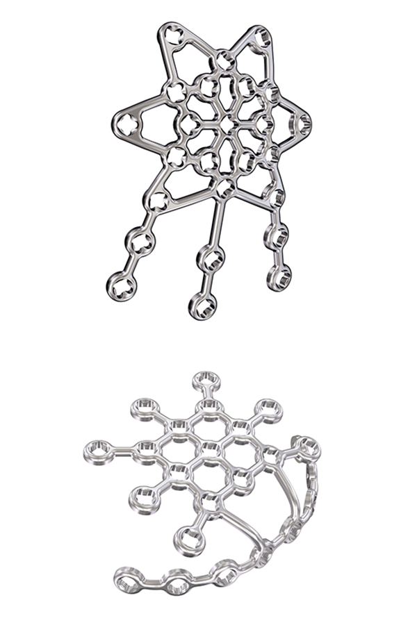 Abstract patella plate