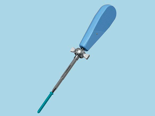 interlock-1 Fig 1 The new Inter-lock Screwdriver T25/3.5 mm Hex allows the screwdriver tip to be locked into the screw recess by turning the winged nut.