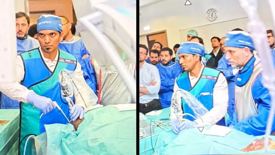 Iberian UBE Course, Porto, Portugal, February 2025, right-sided UBE