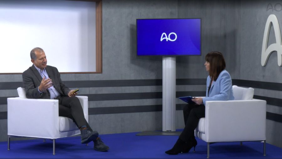 Professor Alpaslan Senkoylu speaks to Hannah Shellswell on AO TV 2024