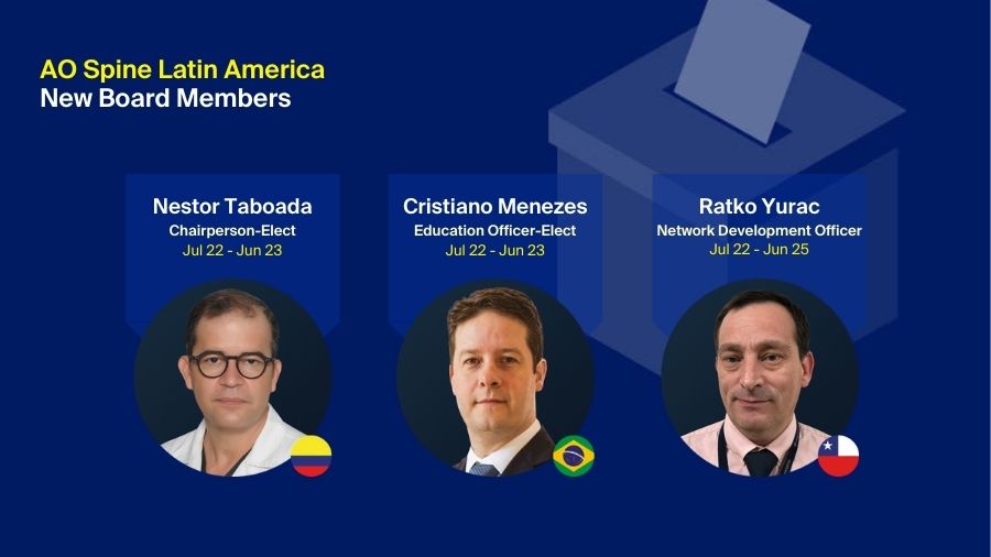 Meet the new AO Spine Latin America Board Members