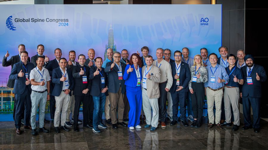 AO Spine Knowledge Forum Trauma & Infection group photo at the GSC 2024