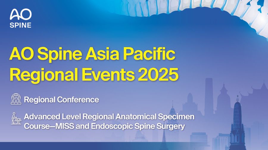 Join the AO Spine Asia Pacific 2025 signature events