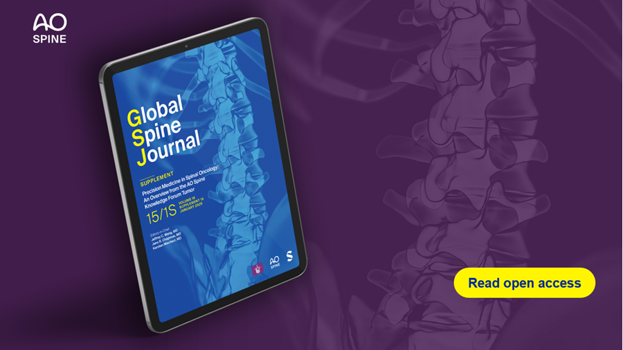 Precision medicine in spinal oncology: a new Focus Issue from the AO Spine Knowledge Forum Tumor in the Global Spine Journal