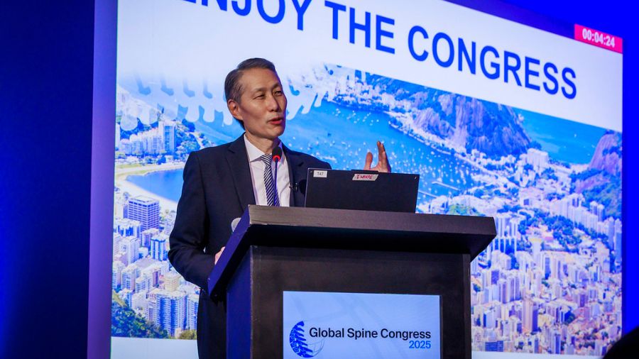 Jeff Wand speaking at the opening ceremony of GSC 2025 in Rio de Janeiro: a record-breaking celebration of innovation and collaboration