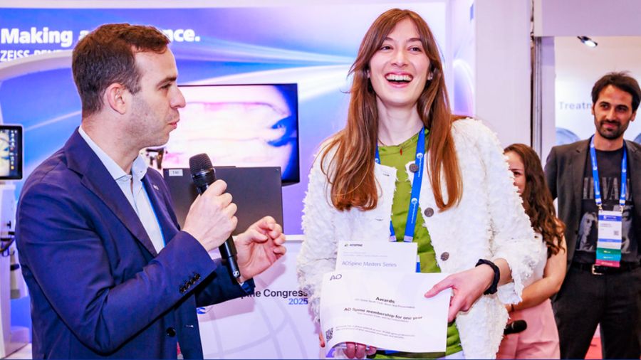 AO Spine Youth Club awards ceremony at the GSC 2025 in Rio