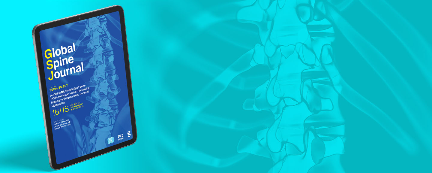 New GSJ Focus Issue: Motion Preserving Surgery for Degenerative Cervical Myelopathy