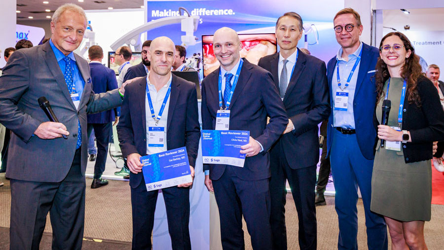Global Spine Journal Top Reviewers of 2024 at Global Spine Congress 2025