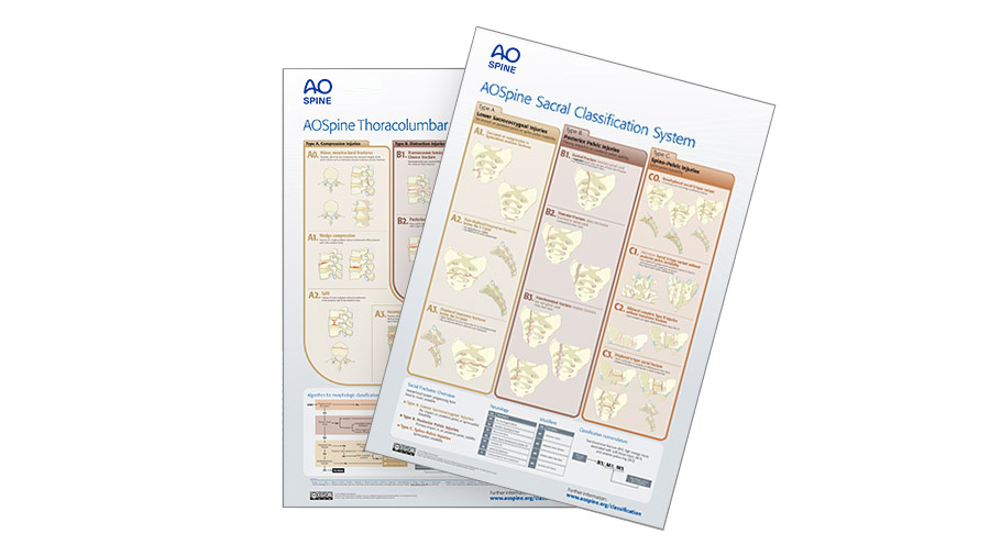Download the AO Spine Injury Classification System toolkits, comprehensive with posters, pocket cards, and video guides.