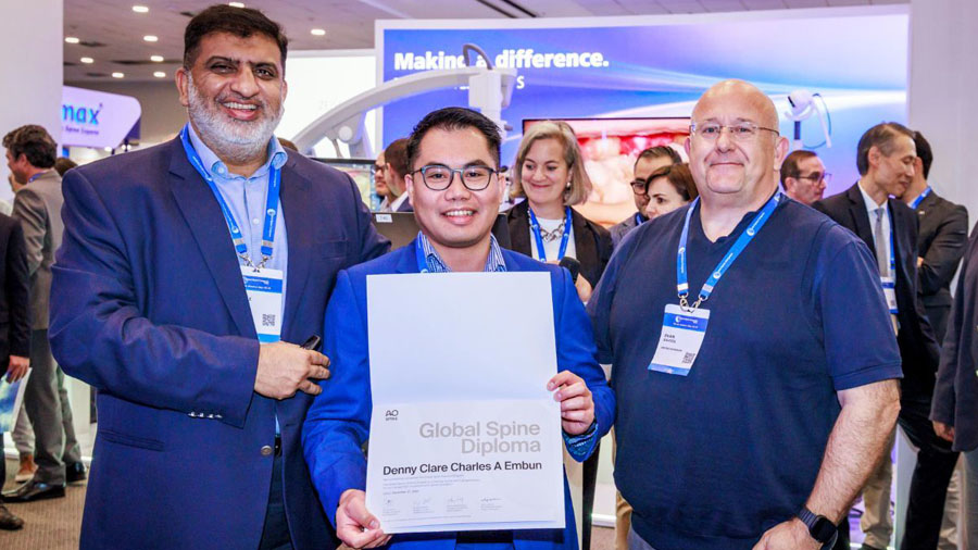 Global Spine Diploma Graduate 2025: Denny Clare Charles A Embun at GSC 2025, Rio de Janeiro, Brazil