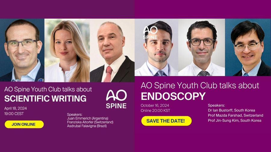 AO Spine Youth Club talks