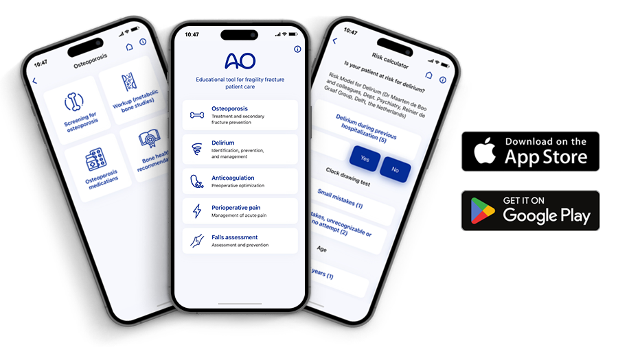The new AO Trauma Orthogeriatrics App!