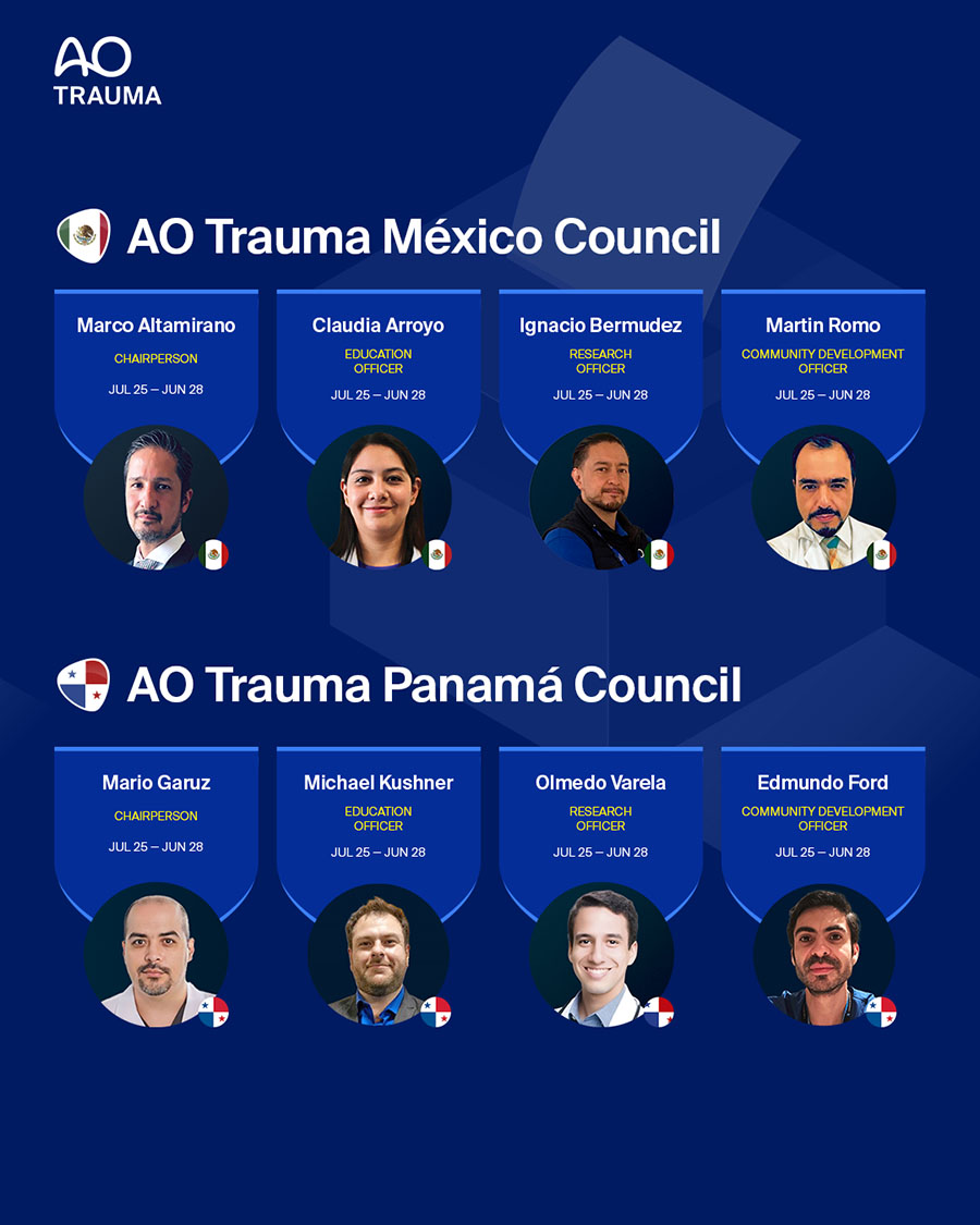 AO Trauma Latin America Council Members