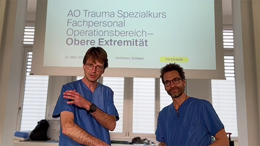 AO Trauma Spezialkurs Fachpersonal Operationsbereich – Obere Extremität