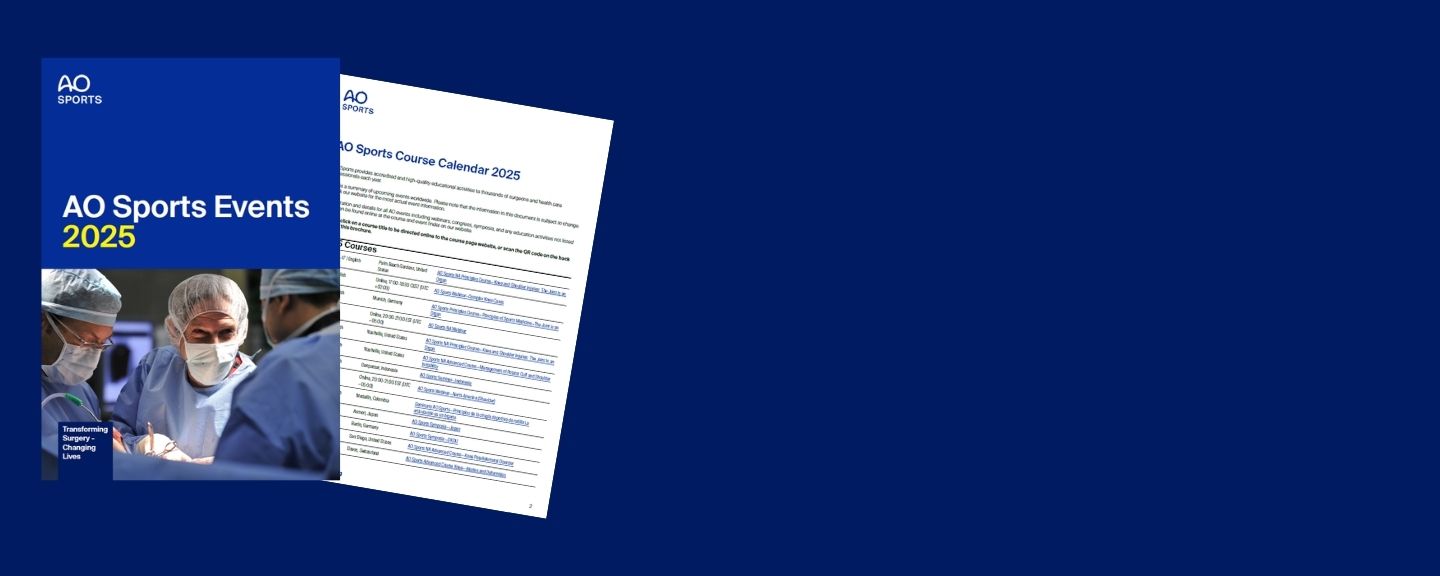 Download your 2023 AO Trauma Course Calendar