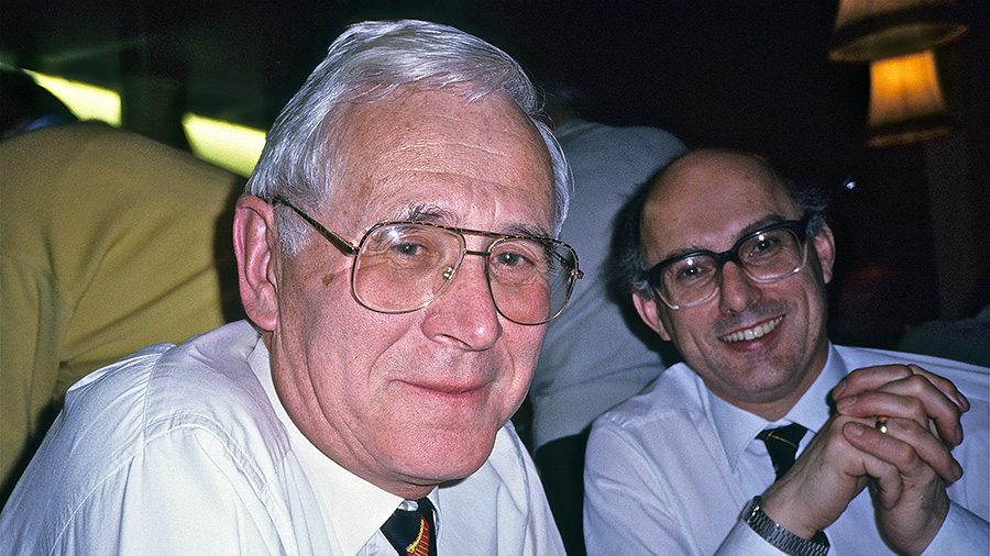 Wolf-Dieter Prieur (left) and Gary Clayton-Jones