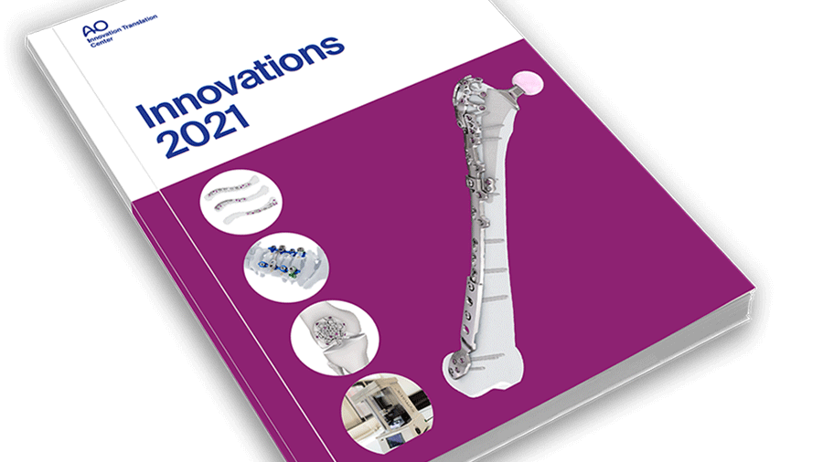 Bringing you the latest innovations from across the AO Innovation Translation Center, the 2021 edition of the Innovations magazine is now available online! 