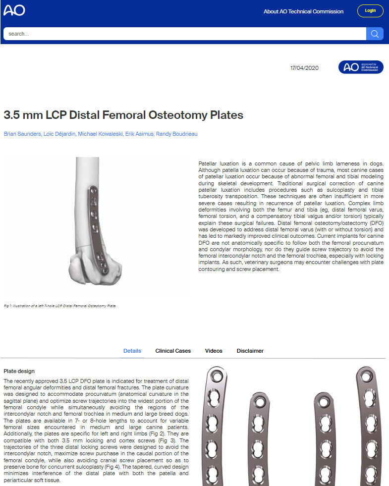AO Approved Solutions